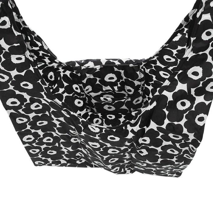 Marimekko Tote Bag - Unikko - Black/White - A4 Size