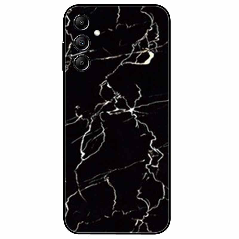 Hülle Für Samsung Galaxy A54 5G A34 A24 S23 Hülle Blume Marmor TPU Weiche Silikonhülle für GalaxyA54 A 34 Bemalte Handyhüllen