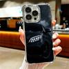 Sports Car Cool Taillight Plating Phone Case For Iphone 16 17 Pro Max Air 16E 14 15 Plus 12 13 Mini Anti-Fall Airabag Cover