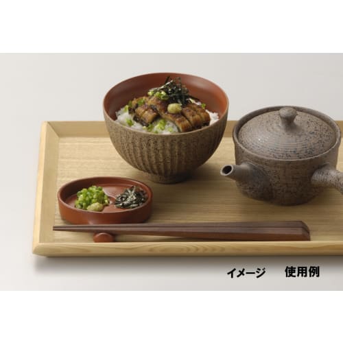 Santo Banko Ware All-Purpose Chopstick Rest (Spongee Stand, Condiment Container, Soy Sauce Container, Delicacy Container) Purple Clay Brown 13845