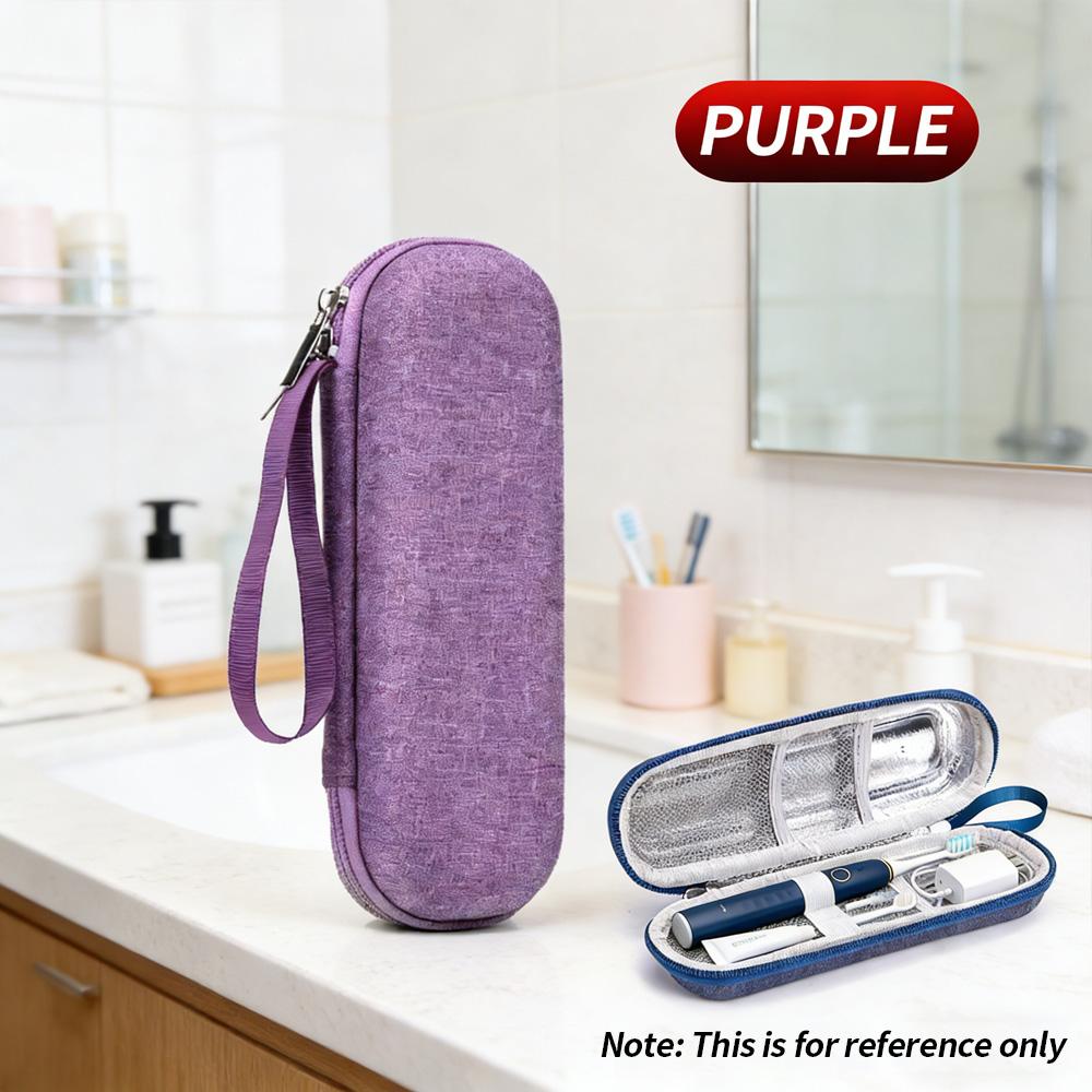Universal EVA Protective Case Waterproof Dustproof Bag for Electric Toothbrush and Charging Cable Travel Use