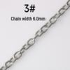 Oval Thread Stainless Steel & Titanium Chain for DIY Jewelry Accessories