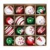 16 Pieces Christmas Balls Ornaments Xmas Tree Decor Decorative Baubles for Home Indoor