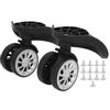 1 Pair of A77 Luggage Wheel Universal Suitcase Replacement Accessory Outdoor Supplies