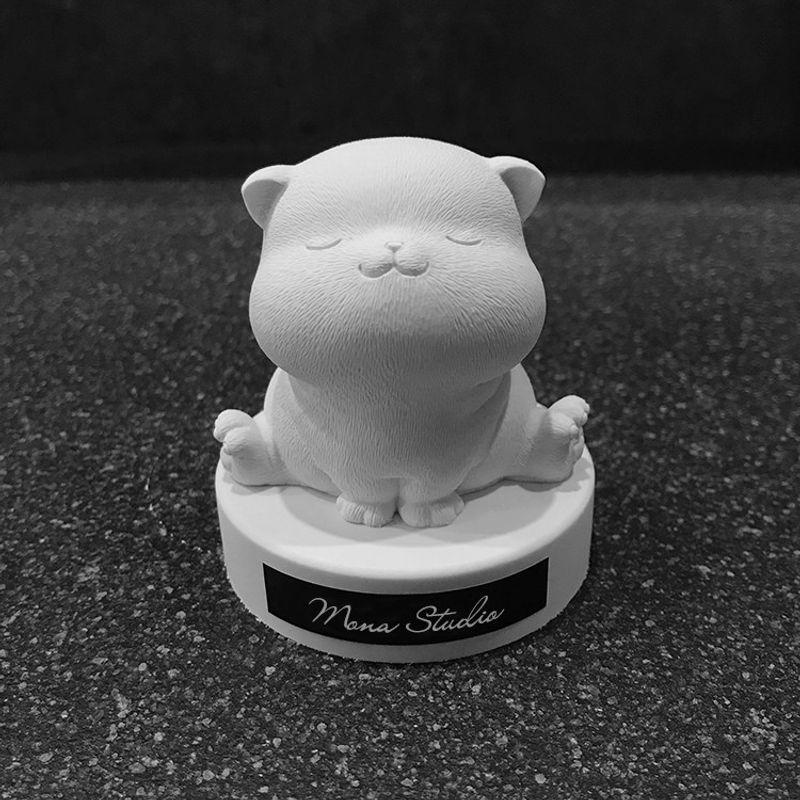 

Lucky Cat Car Air Freshener Gypsum Perfume Ornament Car Interior Aromatherapy Decoration Fragrance Gift for Men and Women Birthday White Lucky Cat (with Non-Slip Base Pad)