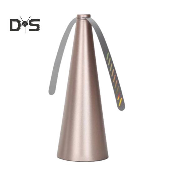 Fly Repellent Fan with Reflective Strip Outdoor Camping Fishing Picnic Indoor Desktop Food Fan Portable Silent Foldable Fly Spinner Fan