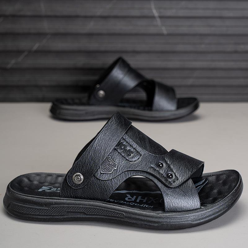 Außensandalen lässig Sommer neu wasserdicht rutschfest weiche Sohle Fahren Strand Schuhe Doppelzweck coole Hausschuhe