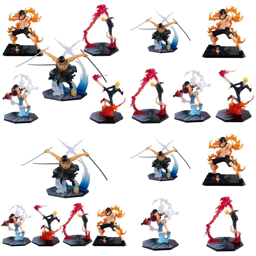 Anime One Piece Mode Monkey D Luffy Vinsmoke Sanji Portgasdace Ornaments Gift