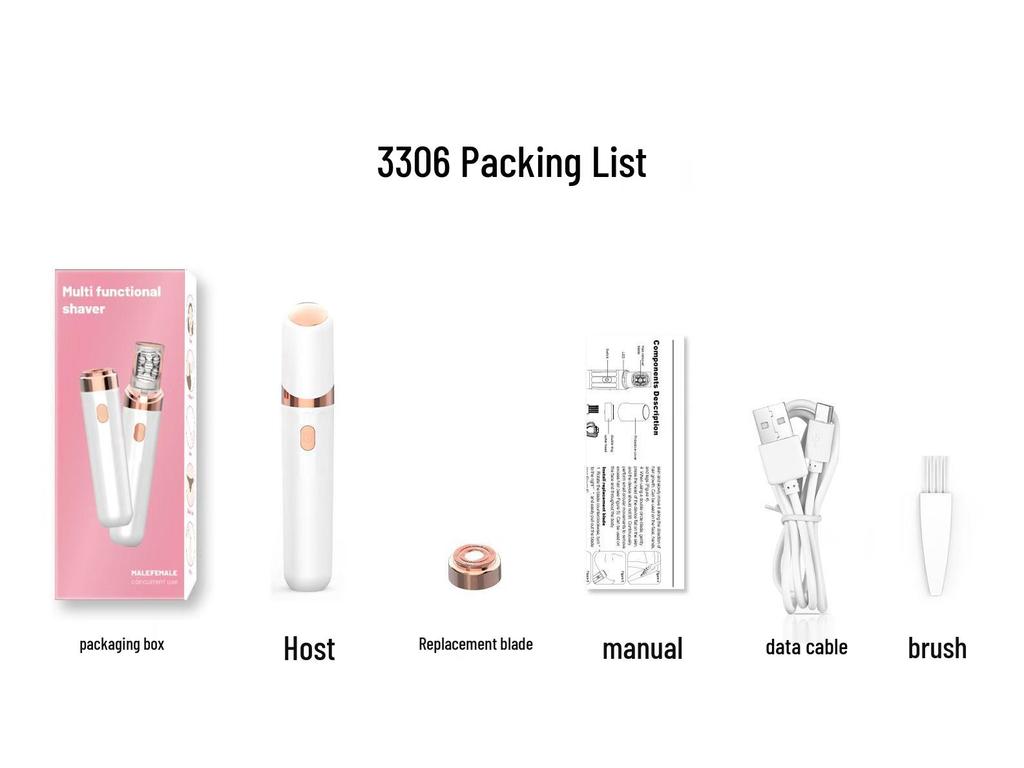 Multifunctional Dual-Head Electric Shaver & Depilator for Men & Women