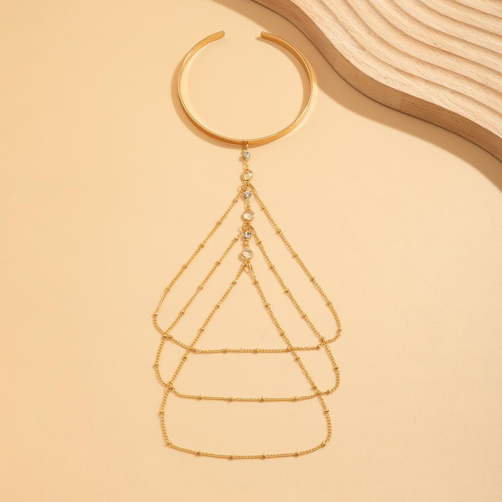 Jewelry simple fringed chain arm bracelet retro fashionable sexy multi-layer fringed bracelet inlaid arm chain