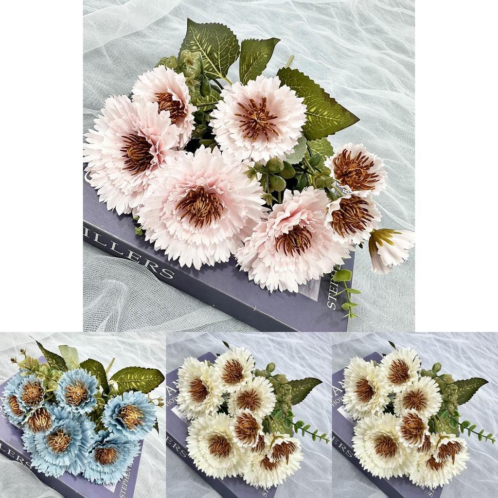 6 Artificial Flower Display For Home Office Decor With Lifespan Longer