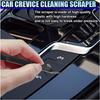 3PCS Plastic Scraper Tool - Multi-Purpose Non-Scratch Scrapers Cleaning Tool for Tight Spaces - Pen-Shaped Label Sticker Remover Scraper for Car