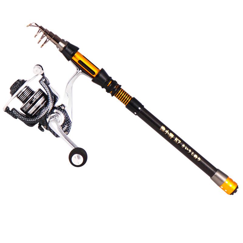 Portable Ultra-Light Ultra-Hard Mini Telescopic Sea Rod for Long-Casting Lure Fishing