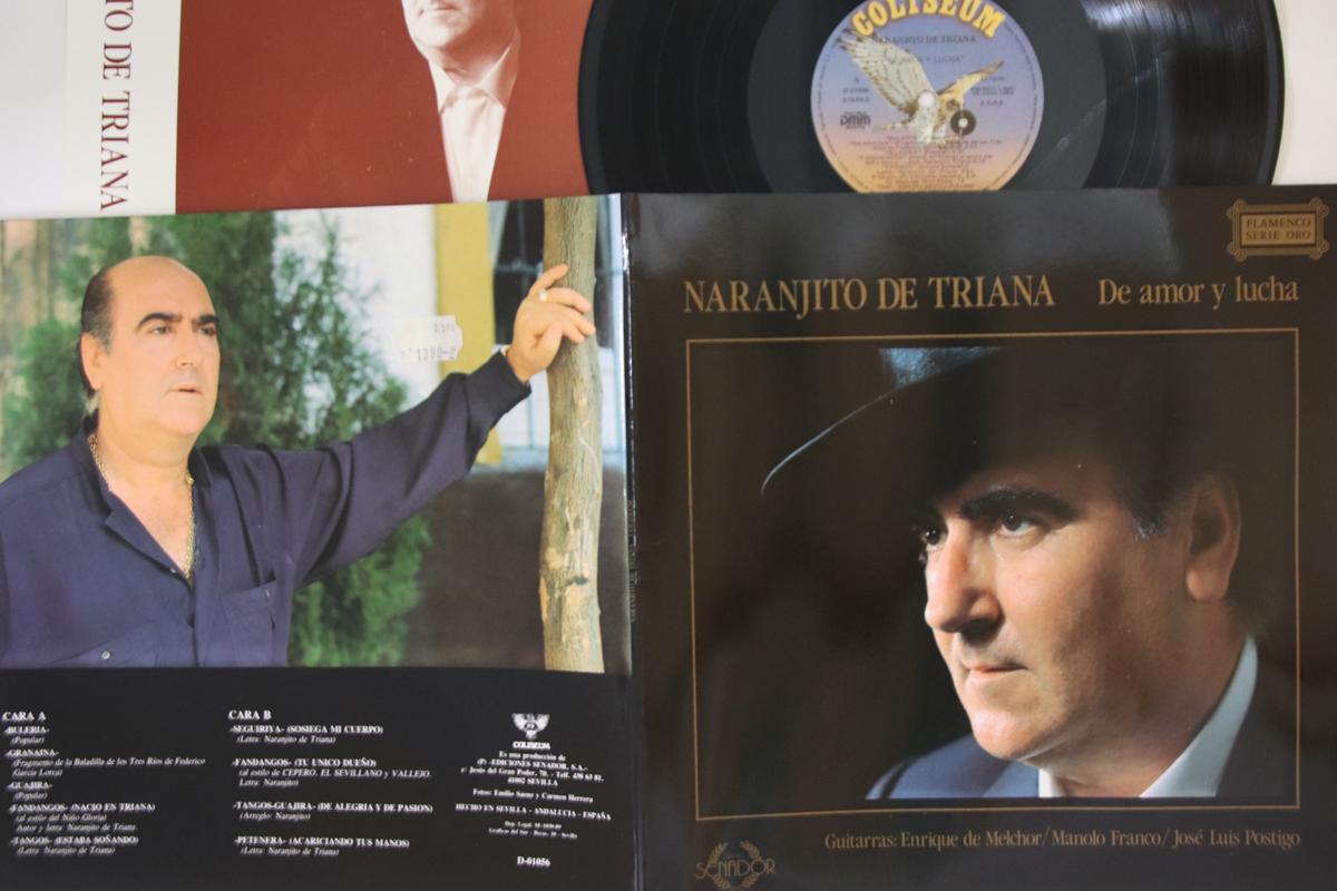 

LP Record NARANJITO DE TRIANA - De Amor Y Lucha D01056 COLISEUM 1989 Spain Latin Used