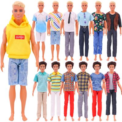 Ken Handmade Kleidungsset, Mantel-Outfit für 30 cm (11,5 Zoll) große BJD-Puppen, Puppenzubehör, Spielhaus, Verkleidungsspielzeug für Kinder und Mädchen