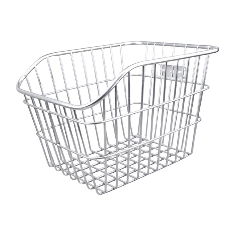 Heavy Duty Rear Bike Cargo Basket Replacement Metal Back Seat Cargo Carriers Rear Luggage Bike Rack Easy To Install