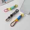 Fashion Keyring Cute Braided Lanyard Keychain for Phone Case Women Girl Anti Lost Knot Rope Strap Car Key Chains Diy Accessories