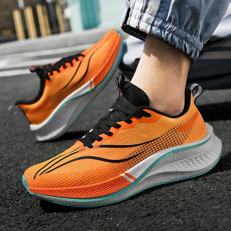 

Новые мужские кроссовки для бега дышащие амортизирующие на мягкой подошве спортивная обувь молодежные кроссовки из ткани flyknit мужские осенние кроссовки сетчатые кроссовки 44