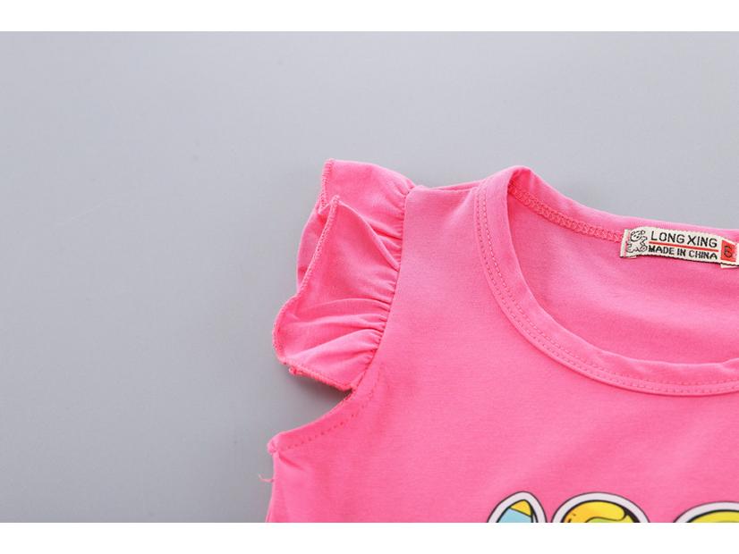 Korean-Style Summer Floral Vest & Shorts Set for Girls (0-4 Years)