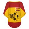 Women V Neck Short Sleeve Pullover T Shirt with Letter Print Casual Loose Fit Top for Soccer Support and Events