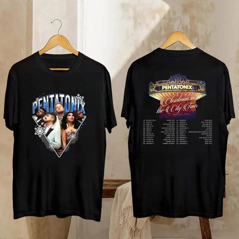 Pentatonix Graphic Shirt | Christmas In The City Tour 2025 Merch | Holiday Music Unisex T-Shirt M