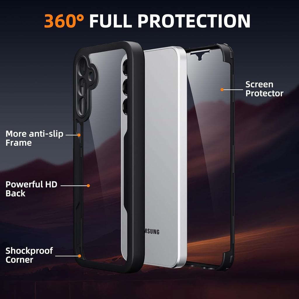 Full Body Protection Shockproof Case for Samsung Galaxy A56 A36 A26 A16 5G A55 A35 A25 A15 Protective Cover Fundas Coque Capa