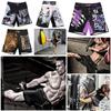 MMA UFC Shorts Pants Muay Thai Martial Arts Kickboxing Boxing Fight Unisex Men Women Kid Quick Dry Print Elastic Polyester Training