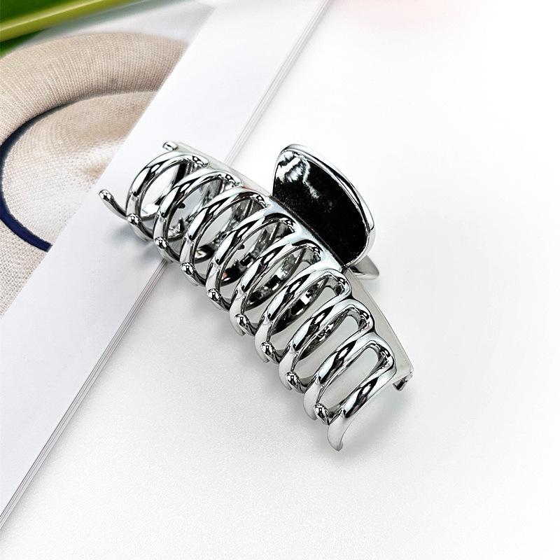 Large Japanese & Korean Style Metal Hair Claw Clips for Styling