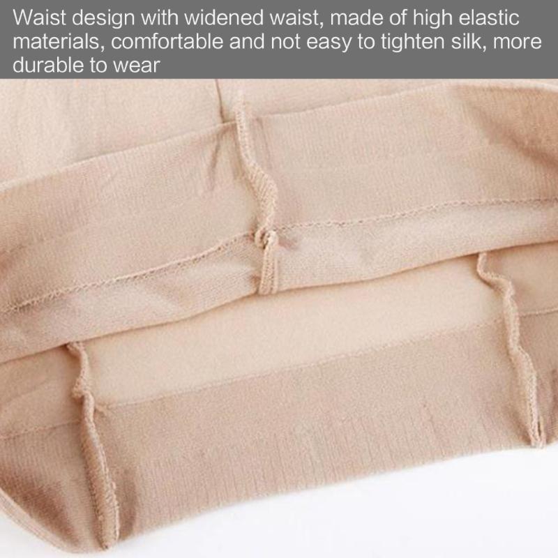 Women Summer Ultra Thin Sheer Footless Stirrup Tights Stockings Solid Color Control Top Silk Pantyhose Dance Leggings