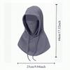 Lightweight Semi-Transparent Full Face Sun Protection Hat, Breathable Outdoor Hiking Camping UV Protection Neck Cover