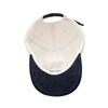 Berretto da baseball in velluto a coste color block con ricamo per donna Kpop cappello invernale da donna cotone snapback berretto da baseball da uomo cappello da sole