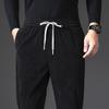Men's Loose Fit Corduroy Casual Pants - Soft, Breathable, Elastic Waist with Drawstring