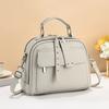 Bag women's new Korean version of fashionable and simple shoulder messenger bag versatile large-capacity portable small square bag women's bag