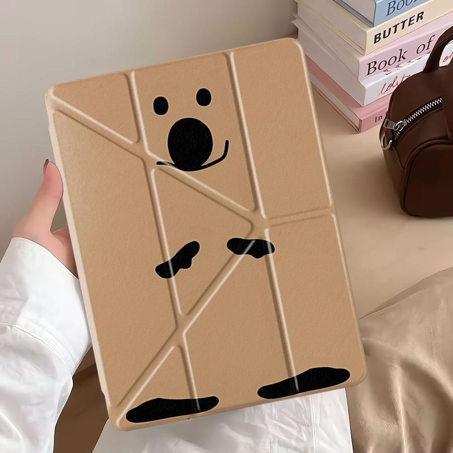 Cute Expression Tablet Case For iPad Mini 6 7 Air 4 5 M3 M2 1 2 M4 11inch Pro 2025 Pro 11th 10th 9th 8th 7th 12.9inch Holder