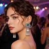 Indian Style Handmade Bell Tassel Dangle Earrings