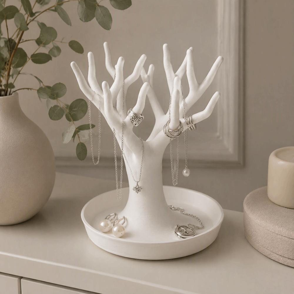 Simulated Tree-shaped Organizer 3D Printed Tree Jewelry Display Stand Desktop