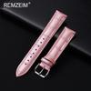 Men Women Fashion Bright Genuine Leather Watch Straps 12/14/16/18/20/22mm Watchbands Bracelet Smooth Replacement Wristband