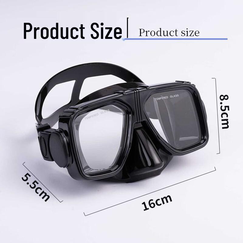 WEZHO Adult Anti-fog HD Silicone Swim Dive Mask