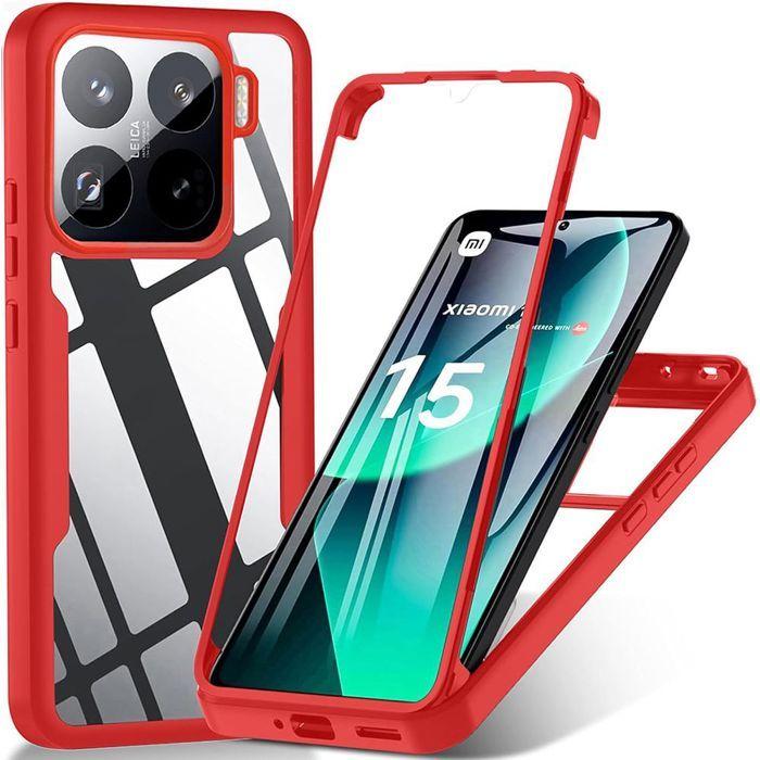 Coque de protection - E.F.CONNECTION - pour Xiaomi 15 - Bordure Renforcée - Antichoc - Protection Intégrale 360°