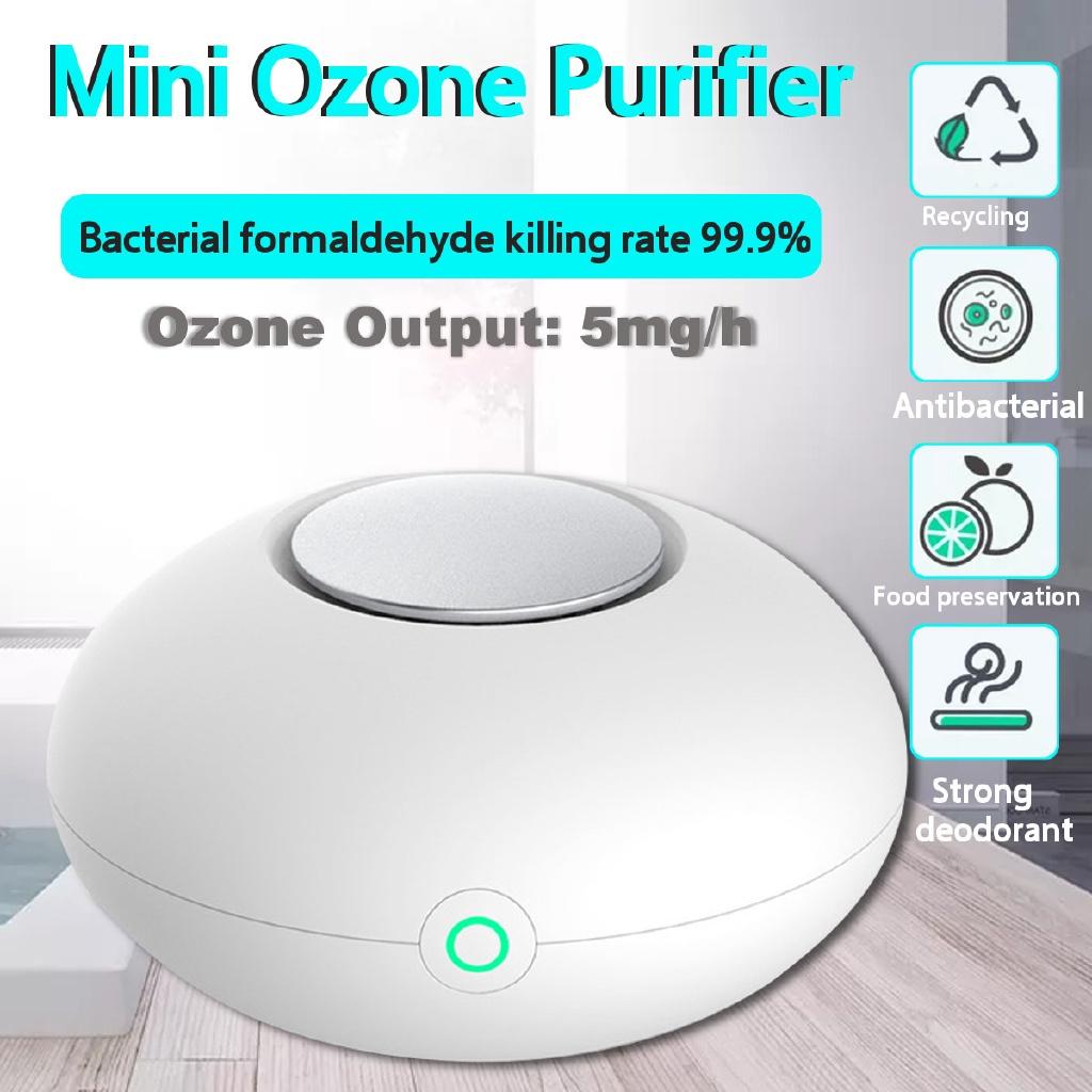 0.4W Mini Ozone Generator Deodorizer Air Purifier USB Rechargeable Fridge Purifier Portable Air Small Space Clear Odor
