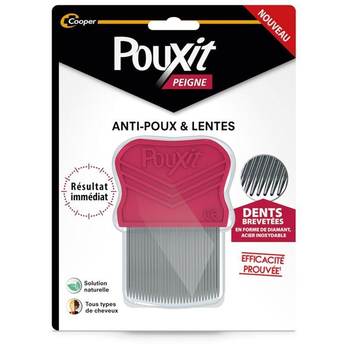 Anti-Lice Comb - Pouxit - Pouxit - Stainless Steel Teeth - Diamond Shape - Versatile Use