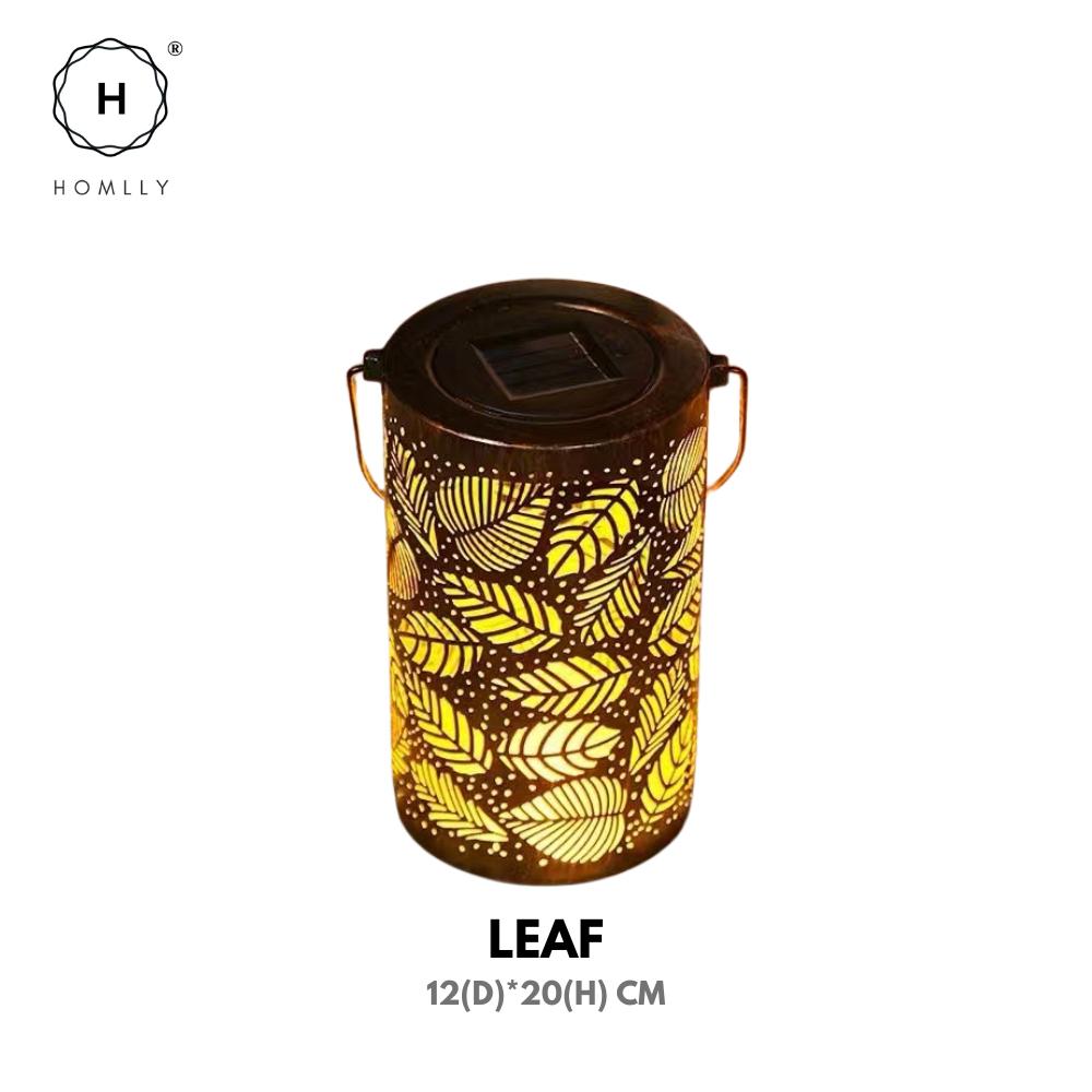 

Homlly Solar Outdoor Waterproof Lantern Lamp LEAF