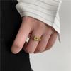 Chic Personalized Titanium Steel Portrait Ring for Women - Retro, Trendy, European & American Style Index Finger Accessory