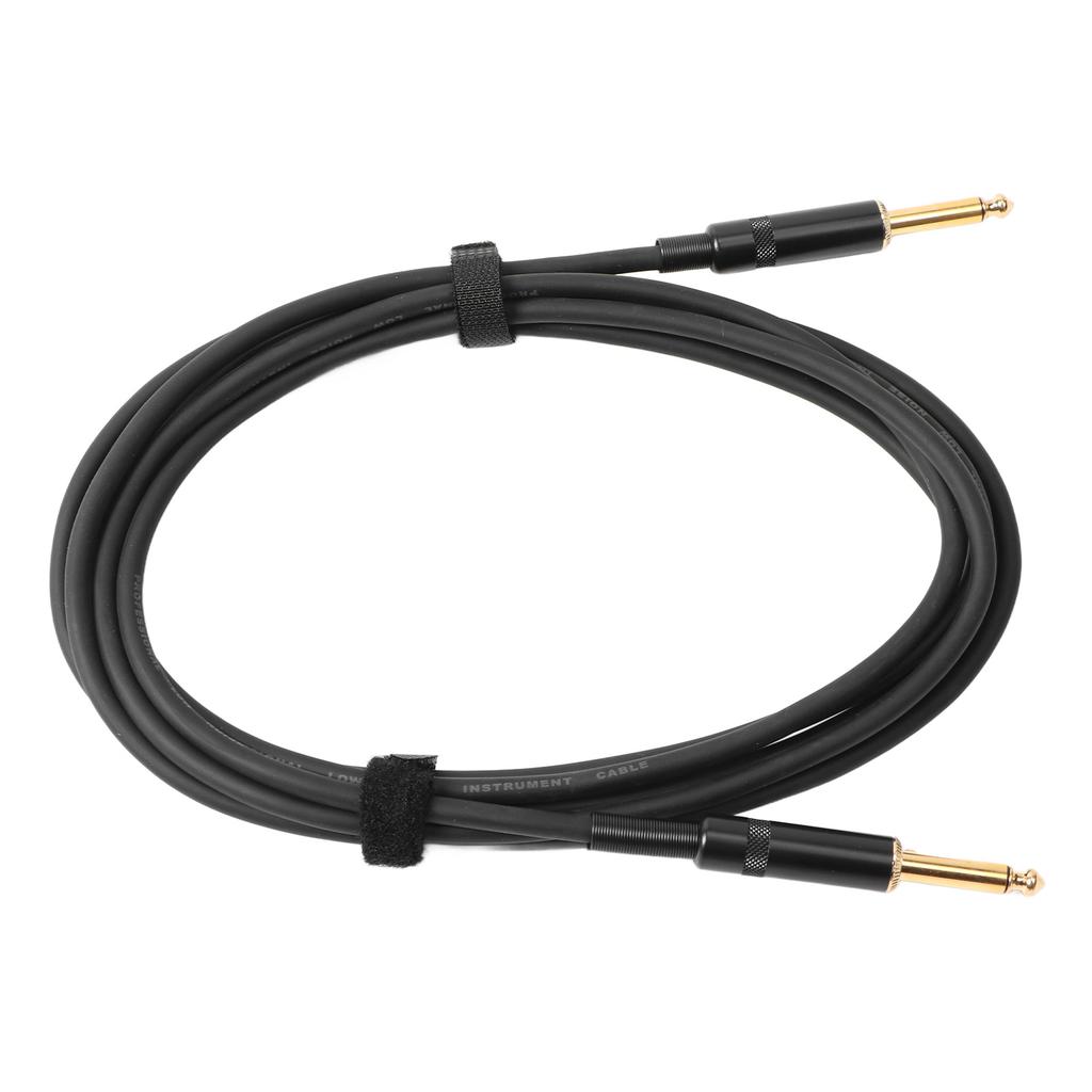 Electric Guitar Silent Cable Noise Reduction Audio Mute Cable Bass Speaker Connection Cord 3 Meter Double Straight Plug