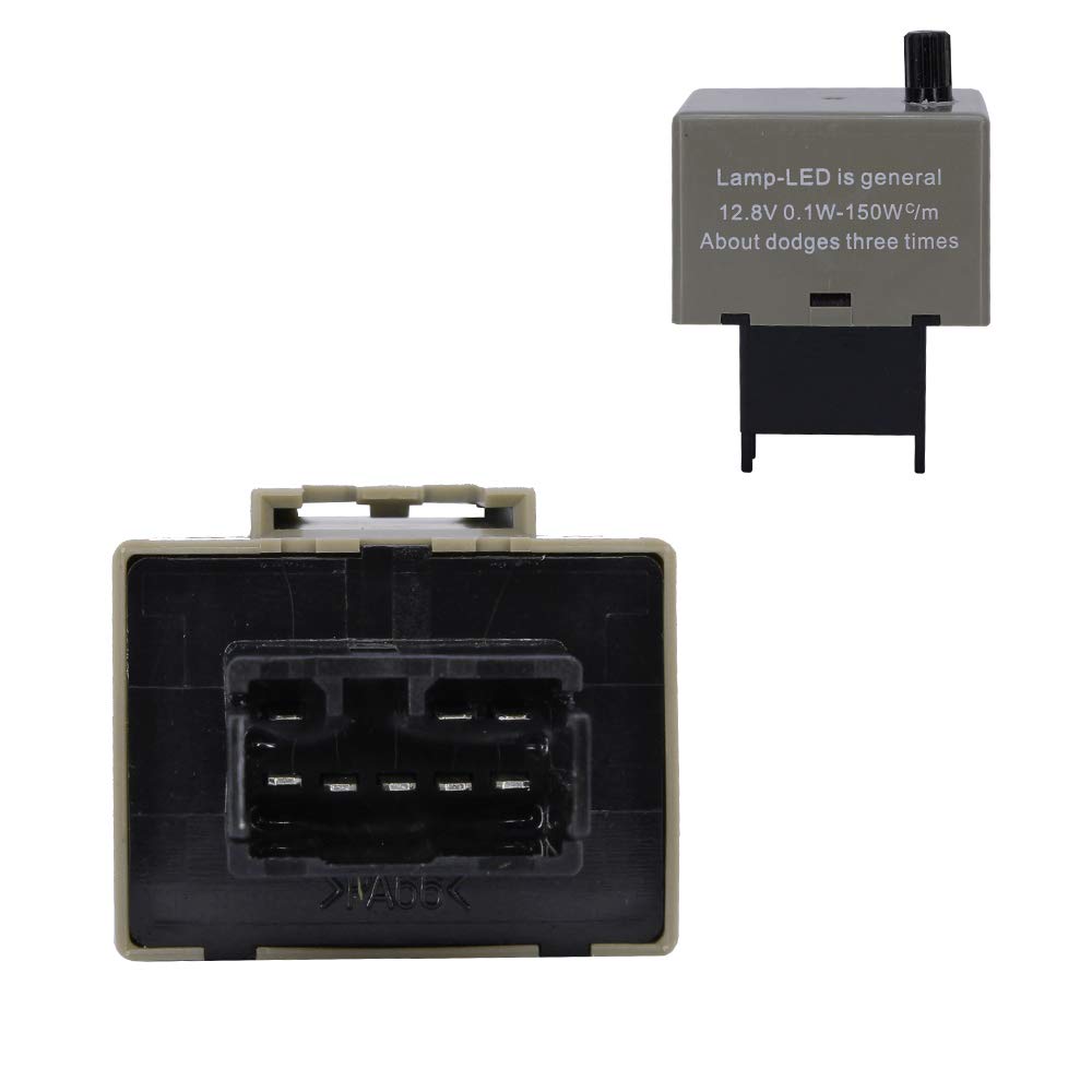 HUIQIAODS 8-Pin Turn Signal, LED Compatible with LED Turn Signals, High Fla Prevention, Turn