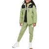 Nike Down Jacket Hooded Warm Water Resistant Kids Jackets Oil-Green HQ7165-386