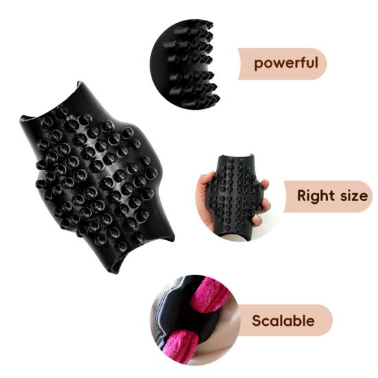 Back Scratcher with Towel Holes Skin-friendly Back Scratcher Flexible Massage Tool for Itch Relief And Shoulder Kneading