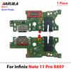USB Charger Charging Port Dock Connector Board Flex Cable For Infinix Note 11 Pro Note 11 Pro 1G Note 11 1G Note 11 Pro 1G X6711