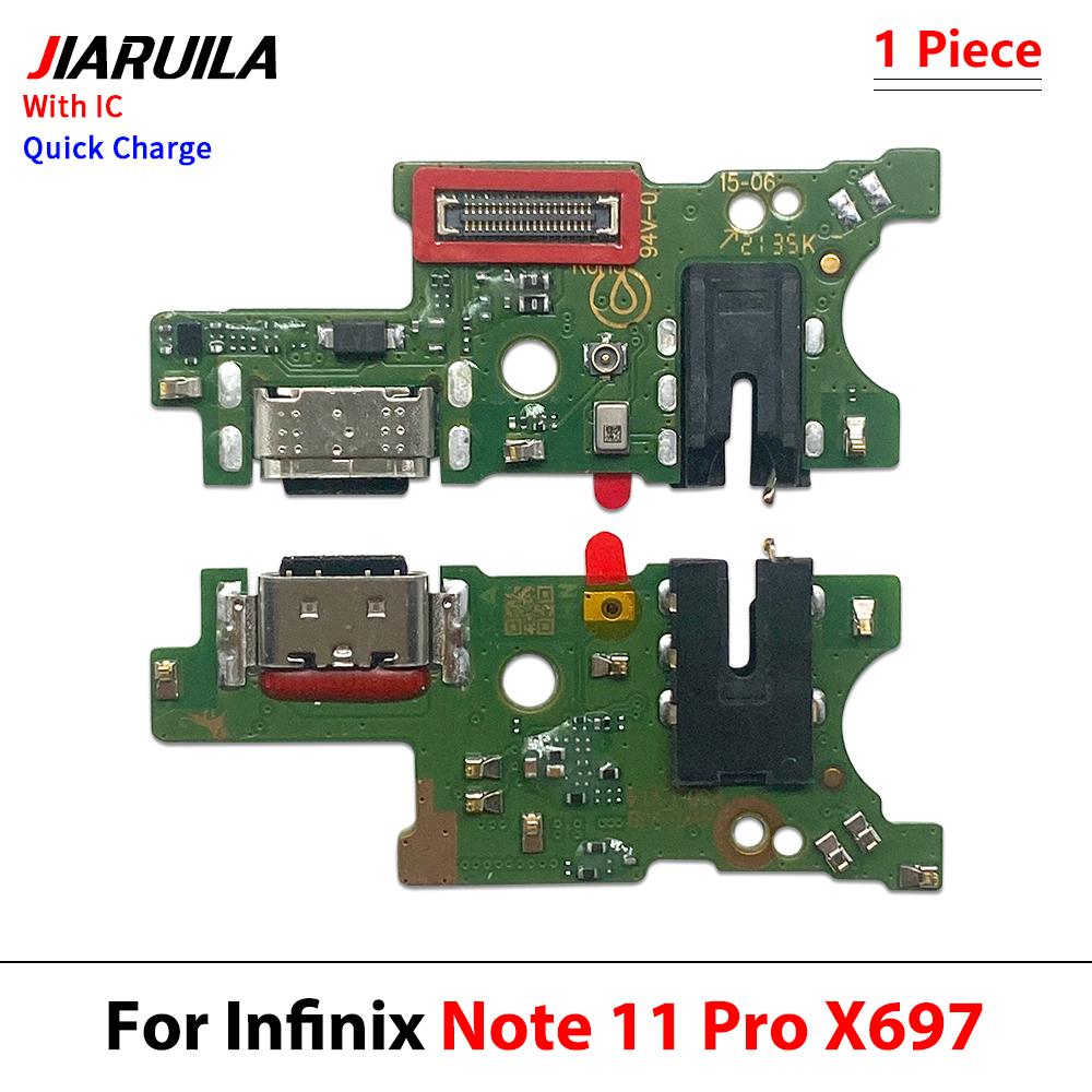 USB Charger Charging Port Dock Connector Board Flex Cable For Infinix Note 11 Pro Note 11 Pro 1G Note 11 1G Note 11 Pro 1G X6711