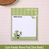 Adorable Panda Sticky Notes - Tearable Message Paper for Students & Journals